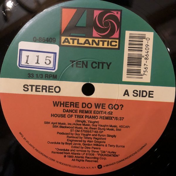 Ten City / Where Do We Go?拍卖