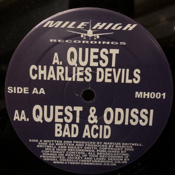 DJ Quest & Odissi / Charlies Devils / Bad Acid拍卖