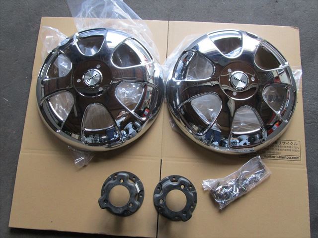 送料無料 未使用品 日野 メッキホイール キャップ セット その12拍卖