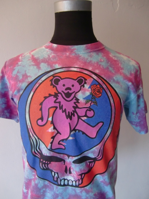送料無料 DEAD STOCK 90's グレイトフルデッド ダンシングベア HEADS Grateful Dead アメリカ製 90年代 VINTAGE 半袖 Tシャツ M 米国 USA拍卖