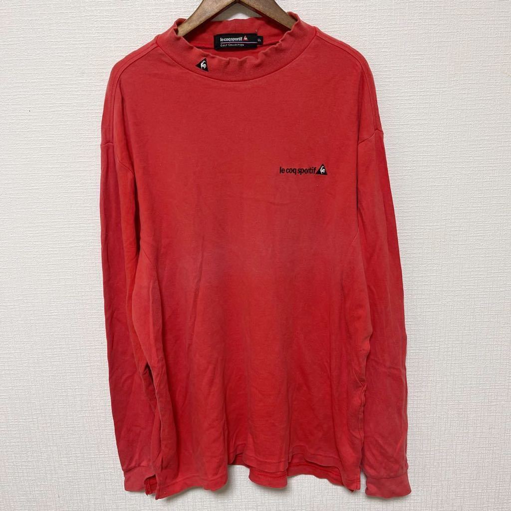 lecoqsportif ルコックスポルティフ ゴルフ 長袖Tシャツ コットン 綿 LLサイズ 色あせあり拍卖