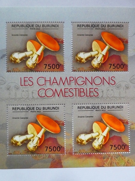 ブルンジ切手『きのこ』2012 A-a拍卖