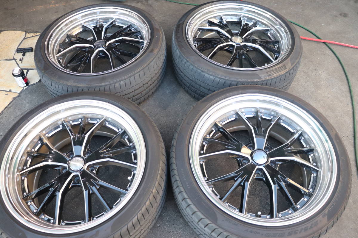 BMW・アウディ・ベンツ等M‘s SPEED20インチアルミ+タイヤ4本セット拍卖