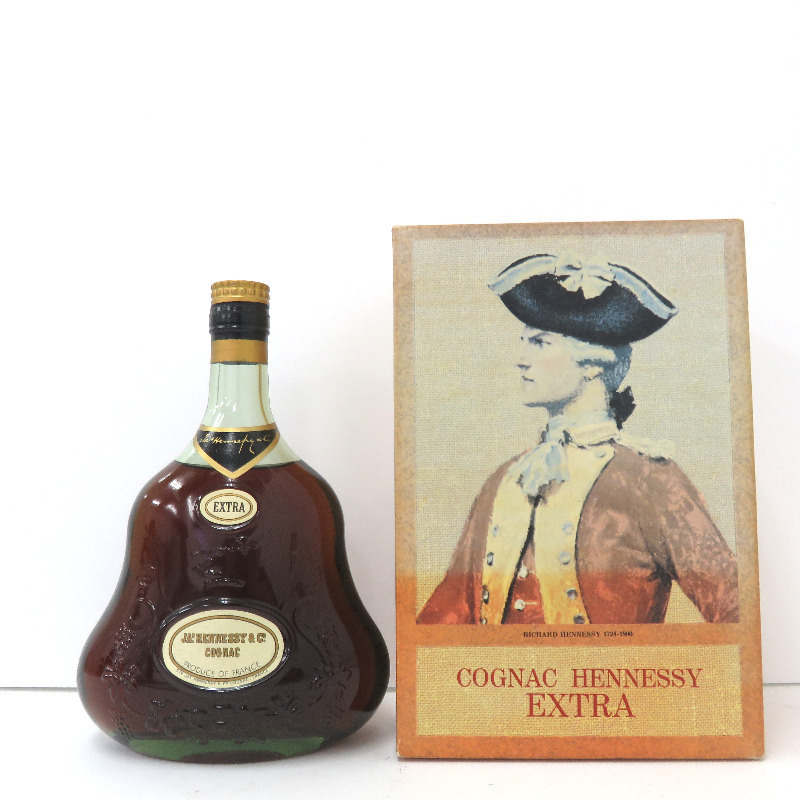 JASヘネシー エクストラ 金キャップ グリーン 700ml 箱付/3211拍卖