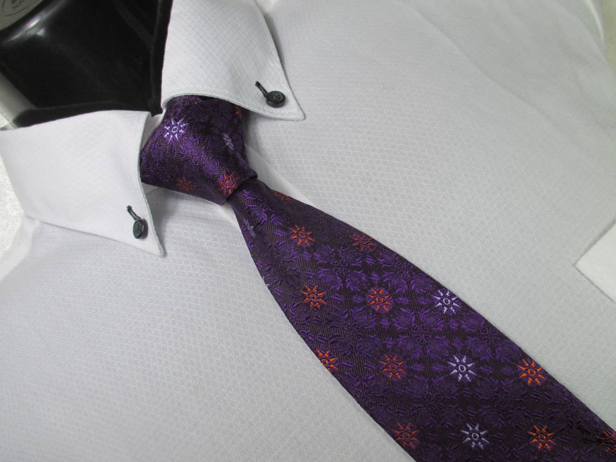 ◆ネクタイ◆ワッコ VAKKO ◆その他の柄・紫色系◆第22弾ブランドがいっぱい◆22-16◆拍卖