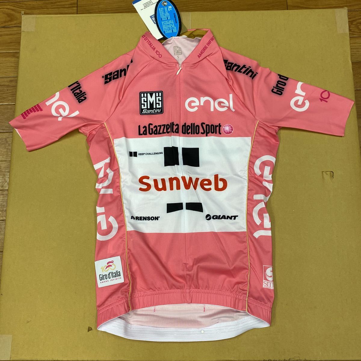 新品サンティーニ マリアローザ チームサンウェブ ジャイアント イタリア製 トム・デゥムラン拍卖