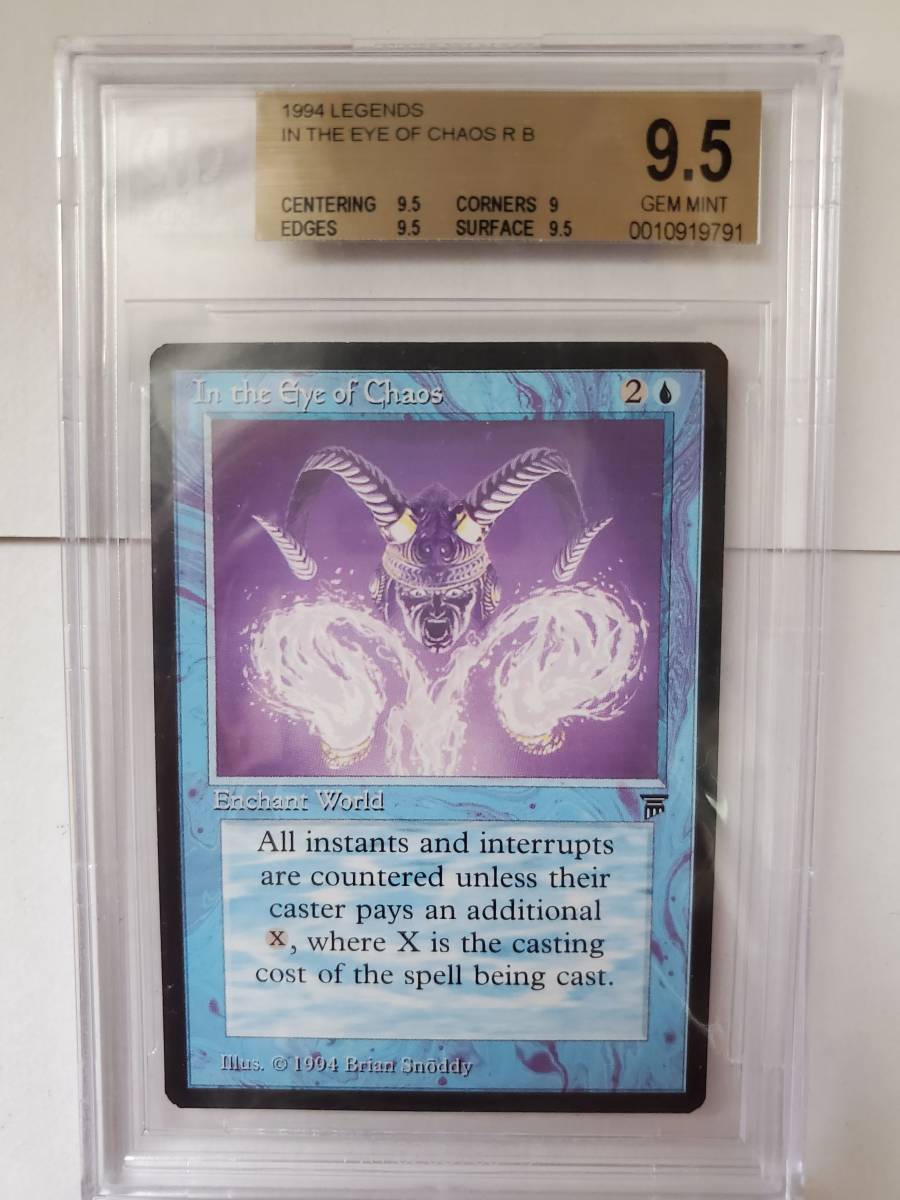 ●MTG● LE In the Eye of Chaos(英語 BGS 9.5 GEM MINT)拍卖