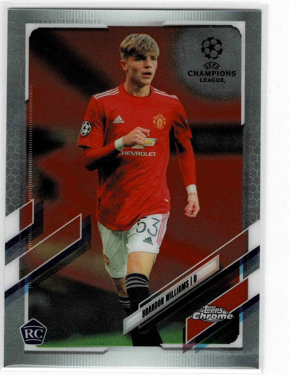 2020-21 Topps Chrome UEFA Champions League Brandon Williams RC拍卖