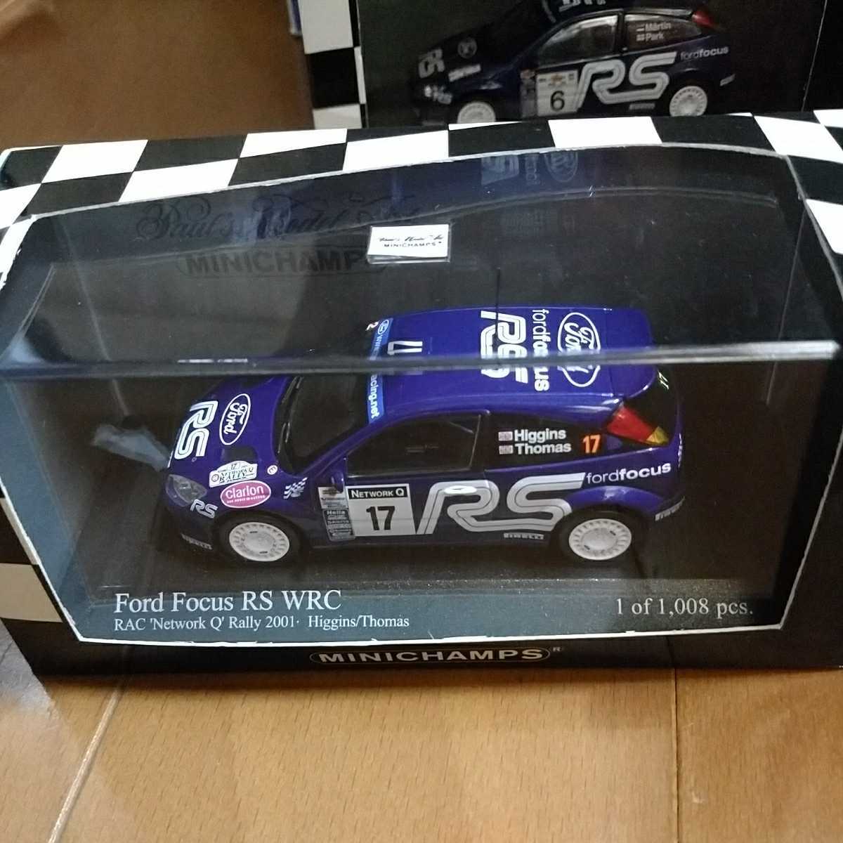 1/43 FORD FOCUS RS WRC フォード フォーカス 2001 RAC ラリー ヒギンズ拍卖