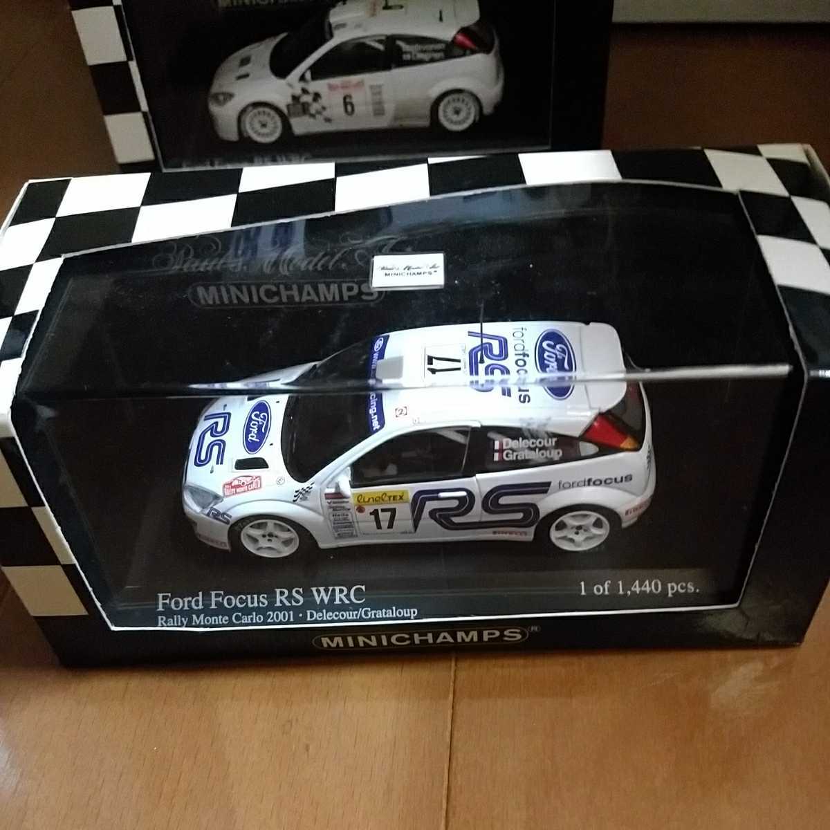 1/43 FORD FOCUS RS WRC フォード フォーカス 2001 モンテカルロ ラリー デルクール拍卖