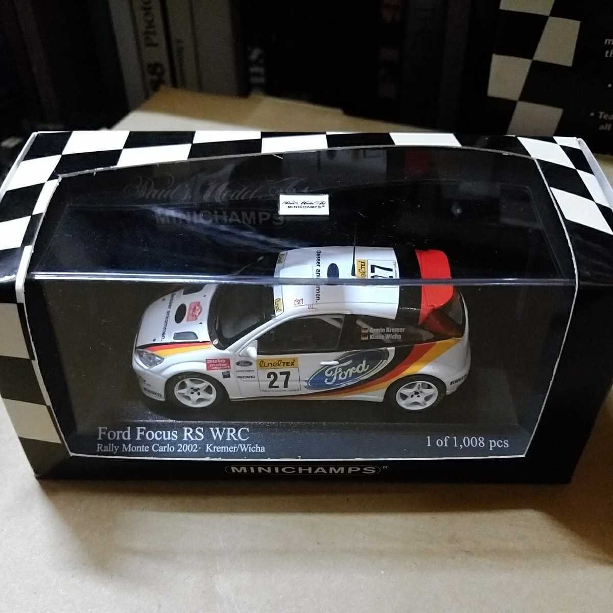 1/43 FORD FOCUS RS WRC フォード フォーカス 2002 モンテカルロ ラリー ケルマー拍卖