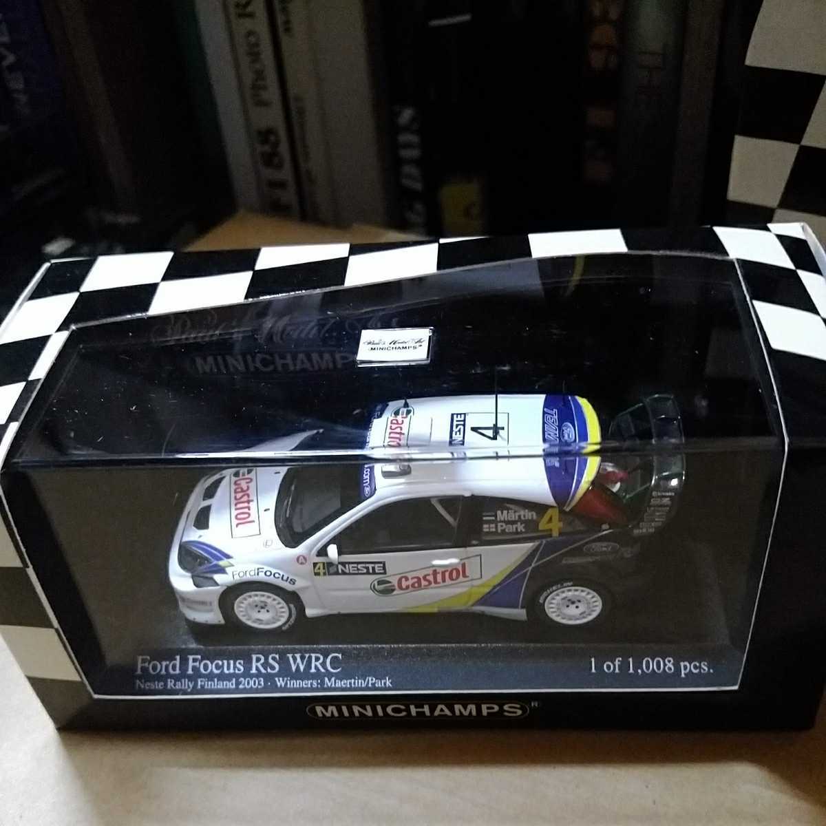 1/43 FORD FOCUS RS WRC フォード フォーカス 2003 フィンランド ラリー マルティン拍卖
