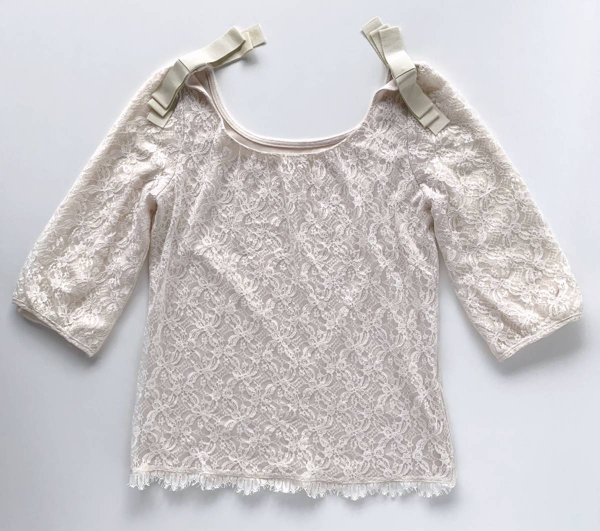 ★送料無料 美品 WILLSELECTION ウィルセレクション トップス シャツ 白 サイズ1 レディース 女性用拍卖