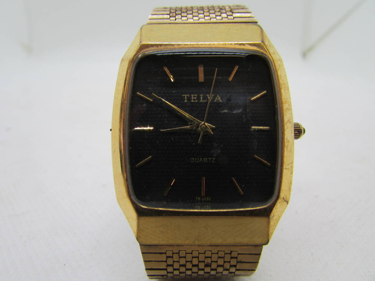 【送料無料】テルバ TELVA 腕時計 クオーツ (K843)拍卖