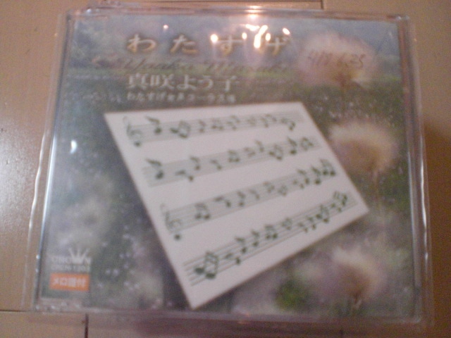 即決 真咲よう子「わたすげ」 歌詞カード有・帯なし・表紙等書き込みあり拍卖