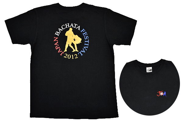 Y-1846★送料無料★超美品★JBA JAPAN BACHATA FESTIVAL 2012年 日本 バチャータ フェスティバル★ラテン音楽&ダンス 半袖 T-シャツ S拍卖