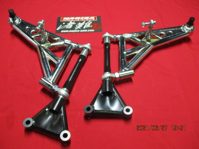 ランエボ 4~6 CN9A CP9A フロント ピロ ロアアーム キャンバー キャスター調整式 新品 即決 日本製拍卖