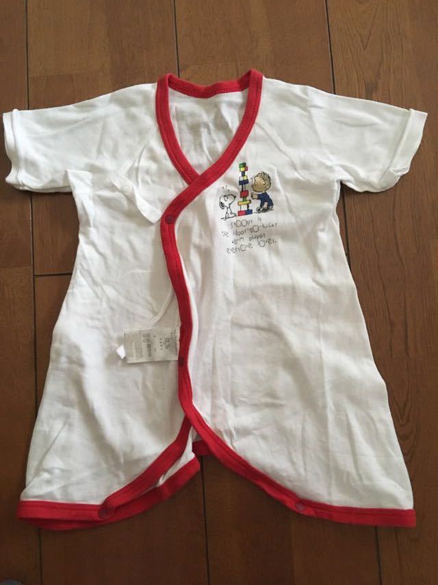 スヌーピー ★肌着 コンビ肌着 ロンパース ベビー60拍卖