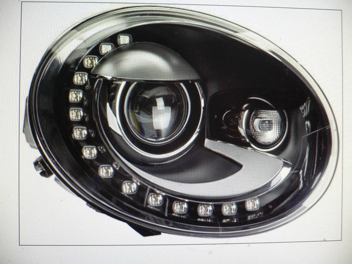 ★★ HELLA 純正品 ザ・ビートル キセノン ヘッドライト 左右セット VW 用 ⑫ ★拍卖