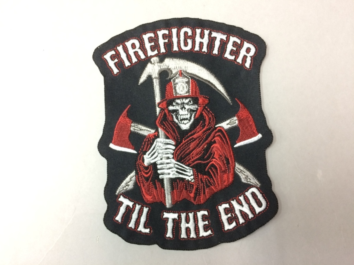 U.S.A直輸入!アメリカンワッペン REAPER_FIREFIGHTER_M 世界で一つだけのワイルドなオリジナルJKTが簡単に出来る!!拍卖