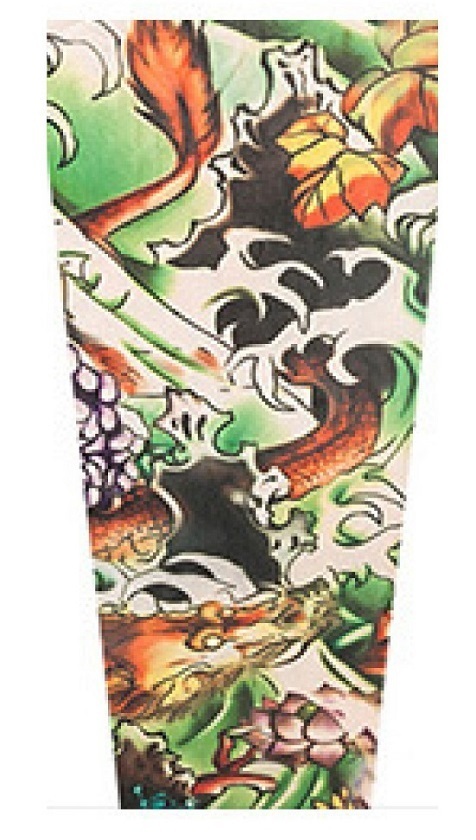 新入荷!! 早い者勝ち「メール便発送で送料無料」 おしゃれなスリーブ タトゥースリーブ SPD-135拍卖