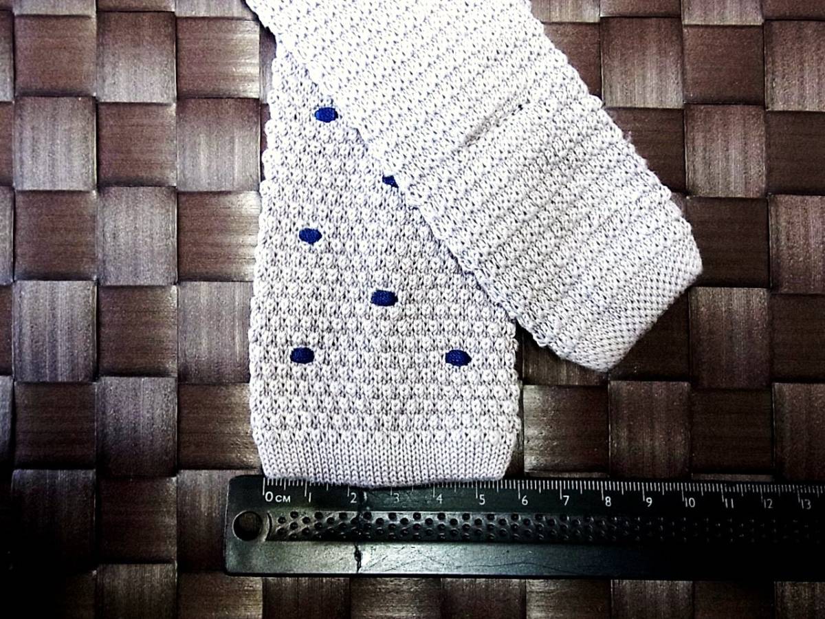 【美品 ニットタイ】0836 オリヒカ「ORIHICA」ネクタイ拍卖