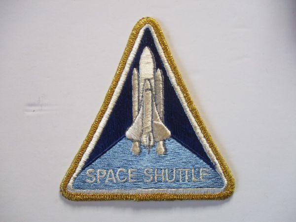 【送料無料】80s スペースシャトル『SPACE SHUTTLE』刺繍ワッペン/AパッチUSAアップリケ宇宙飛行士ロケットJAXAビンテージSPACEデッド U1拍卖