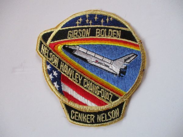 【送料無料】80s スペースシャトル計画『STS-61-C』コロンビア号 刺繍ワッペン/AパッチNASAアップリケ宇宙飛行士ロケット宇宙船 U1拍卖