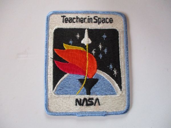 【送料無料】80s NASA『宇宙授業計画』Teacher in Space刺繍ワッペン/TISPパッチAケネディ宇宙センター宇宙飛行士ロケット U1拍卖