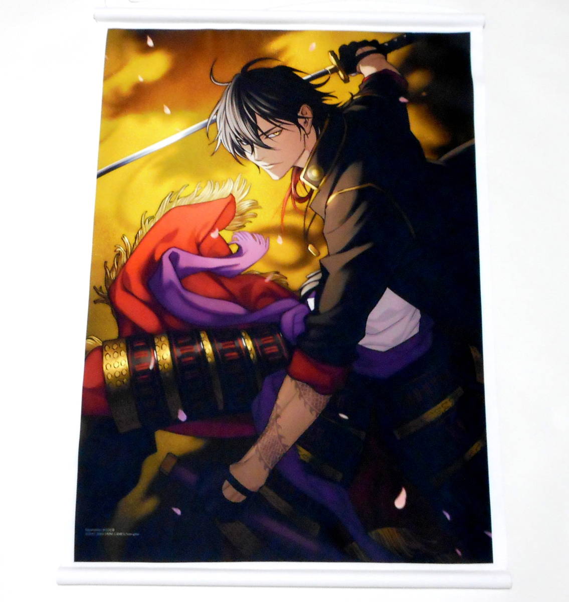 刀剣乱舞 ONLINE 二周年記念祝画 B2タペストリー 大倶利伽羅 小宮国春 限定拍卖