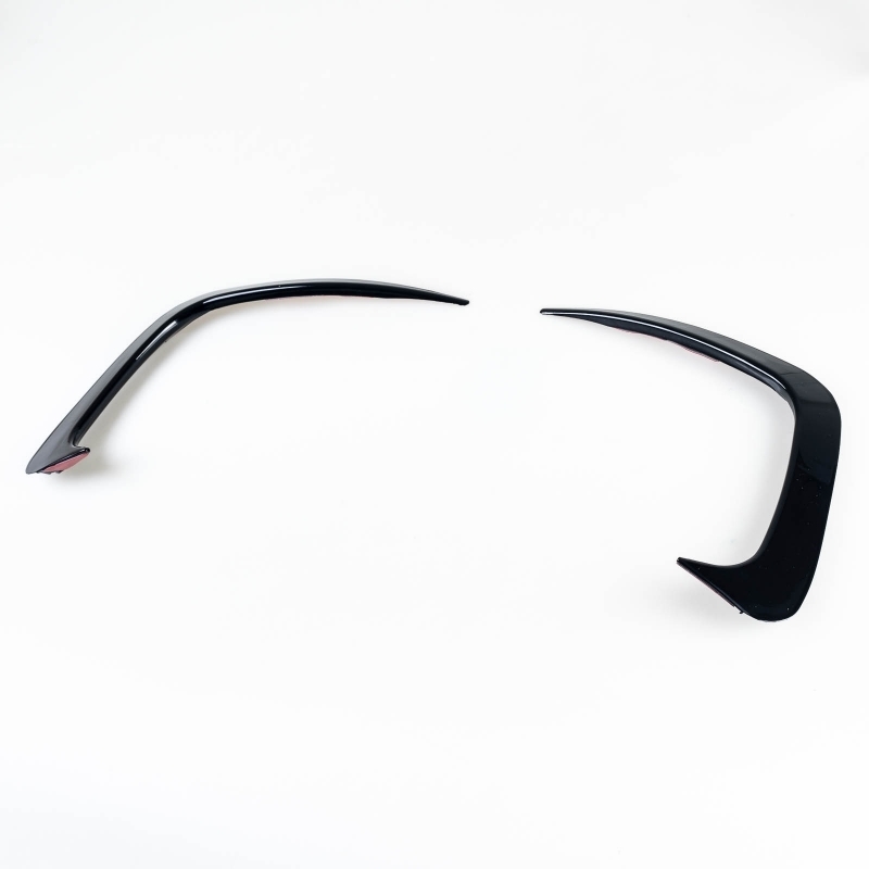 BMW用 3シリーズ G20 2019-2021 光沢グロスブラック Mスタイル リアバンパーフラップスポイラー 2PCS拍卖