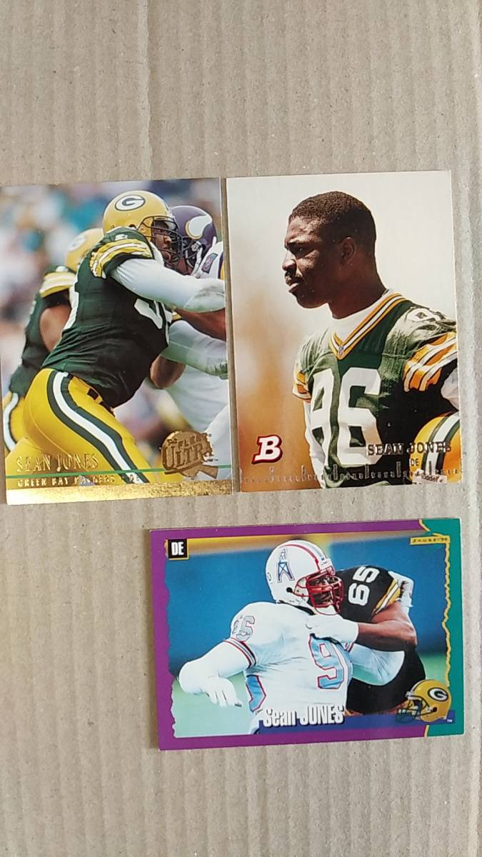 NFLカード SEAN JONES 色々8種 パッカーズ DE拍卖