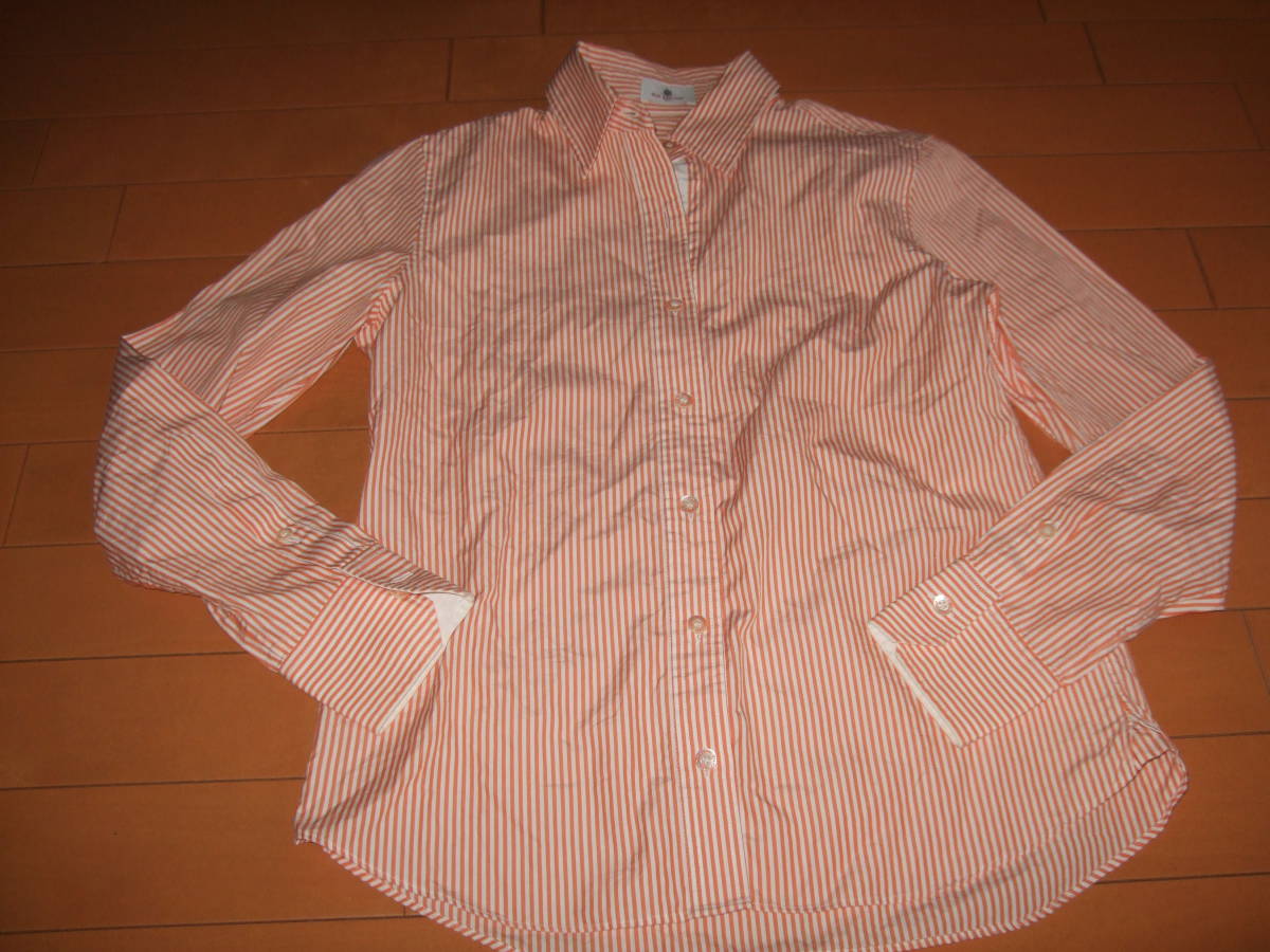 良品即決☆オールドイングランド ストライプシャツ☆サイズ36拍卖