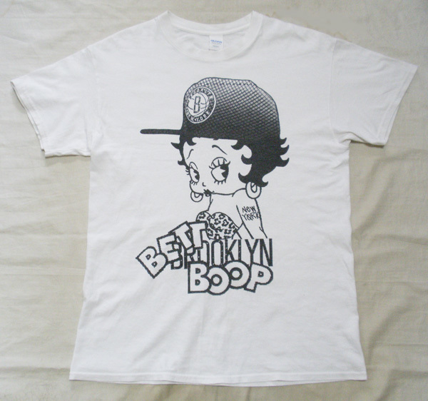 M【ベティちゃん/Tシャツ】ブルックリン ニューヨーク ベティブープ ヒップホップ 古着拍卖