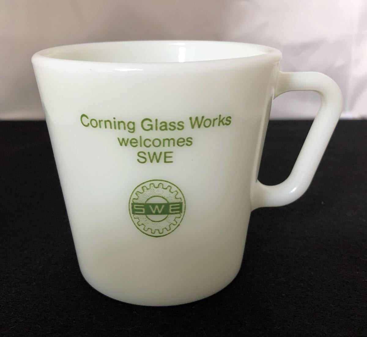 パイレックス PYREX “Corning Glass Works Welcomes SWE” “CORNING” マグカップ拍卖