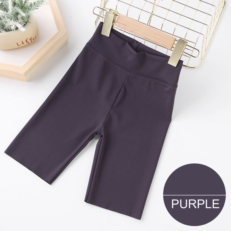 子供 夏用 スリムハーフパンツ 130サイズ 紫拍卖