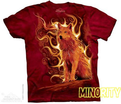 狼Tシャツ Phoenix Wolf / 男女兼用 / ウルフ / WOLF / オオカミ / おおかみ拍卖