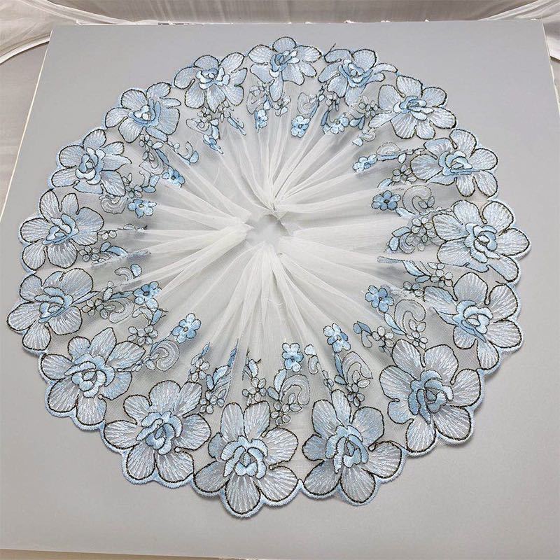 No4 花パーツ レース ケミカルモチーフ 1m拍卖