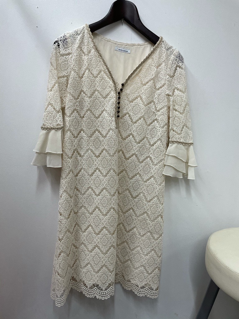 sortie mieux(ソルティ ミュー /グラン山貴)綿100/レース/チュニック/ワンピース☆サイズ1拍卖