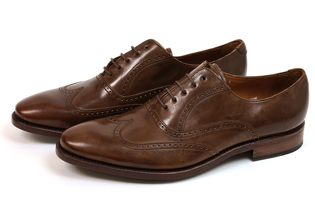 新品-YA489- ヤンコ ウィングチップ ダークブラウン 8.5 (27.0cm) YANKO拍卖
