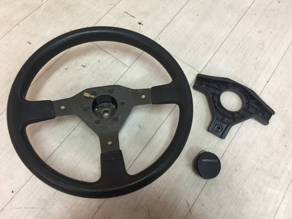 ②アルトワークス CR22S ステアリング ハンドル F6A カラー 1FG 660cc CS22S CN21S CP21S CL11V CM11V拍卖
