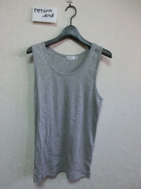 EDIFICE タンクトップ グレー 42 エディフィス拍卖