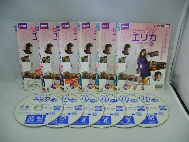090-1417 送料無料 ビーイング・エリカ シーズン2 全6巻 ディスクとジャケットのみ レンタル版※ジャケットにスレ・潰れ有り拍卖