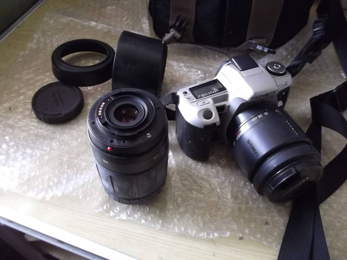 当時物 MINOLTA ミノルタ α Sweet タムロン レンズ 2本? Aspherical バッグ付き 現状渡し品 同梱不可拍卖