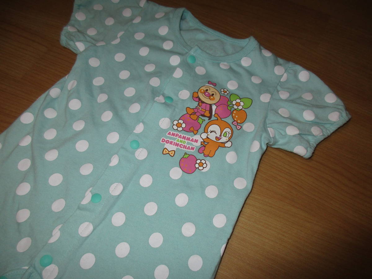 ★ お買い得品・即売れ★ 大人気 アンパンマン・半袖 カバーオール(80) 現品限り~早い者勝ち!拍卖