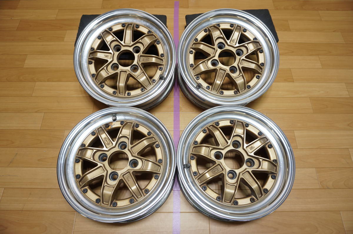 G432【希少】SSR マーク3 ☆ PCD100 5.5J+33? 当時物 ( ワタナベ ハヤシ マーク1 マーク1 軽トラ ケッパコ ラパン アルトワークス拍卖