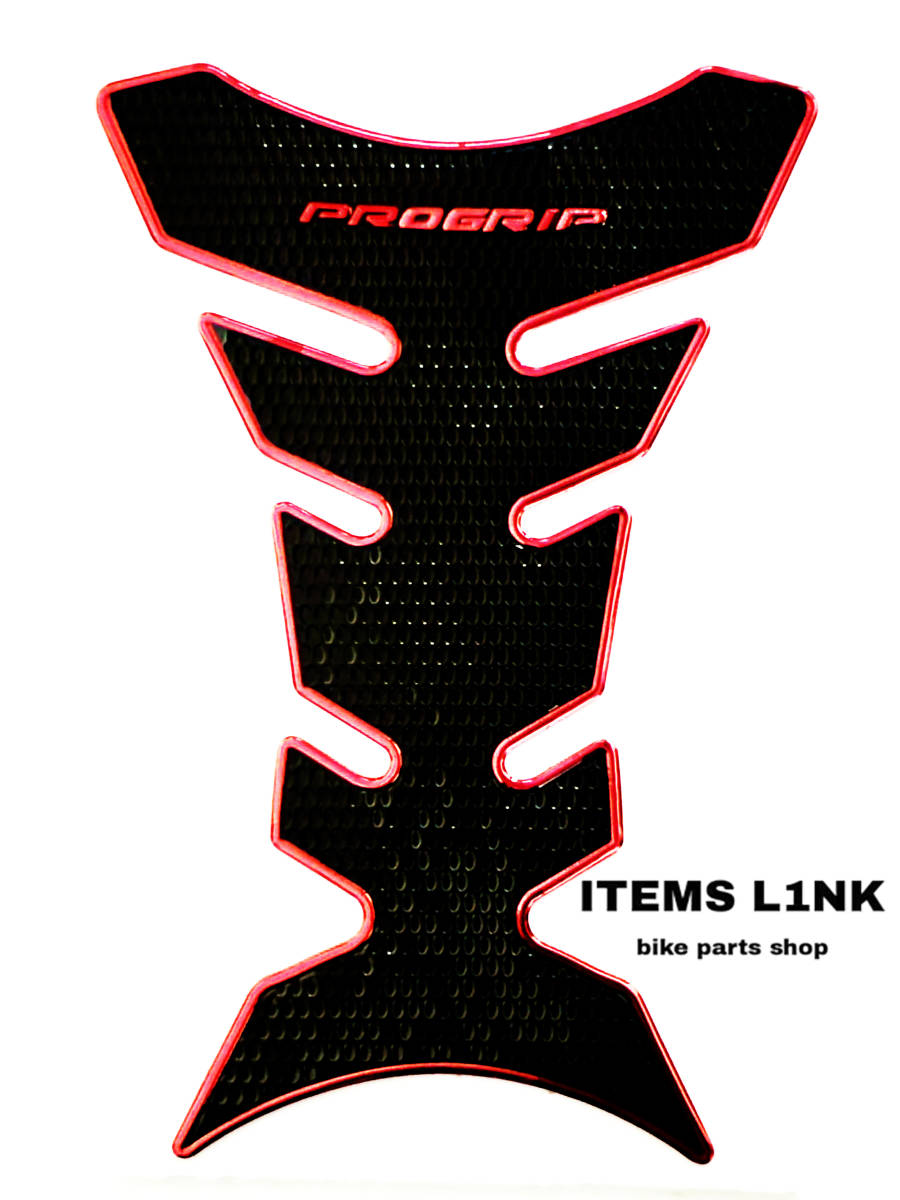 LK7-1RD 3D タンク パッド パット赤黒 バンディット/250/400/1250 グラディウス400 SFV650 SV/400/1000/S GSX-R/250/400/750 汎用拍卖