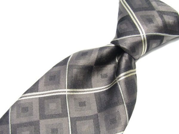 DJ honda(ディージェイホンダ:堀越ネクタイ製) シルクネクタイ 格子柄 951794C01R21拍卖