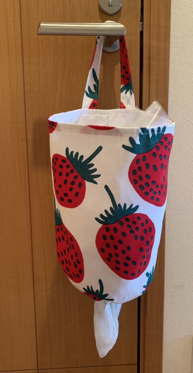 ☆ハンドメイド☆マリメッコ生地☆レジ袋ストッカー☆拍卖
