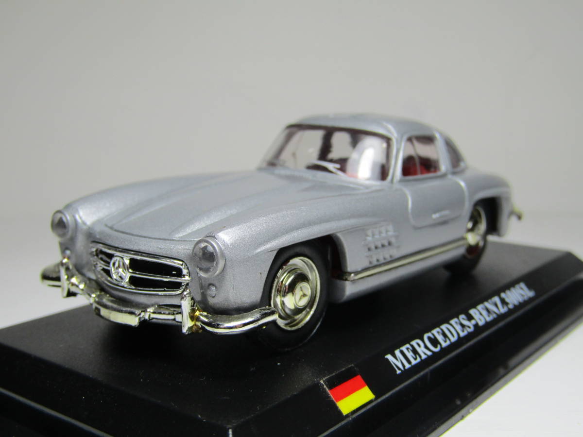 Mercedes Benz 1/43 メルセデスベンツ 300SL 1954 シルバー クーペ ガルウイング ビンテージ Daimler-Benz SLR 独車 世界の名車拍卖